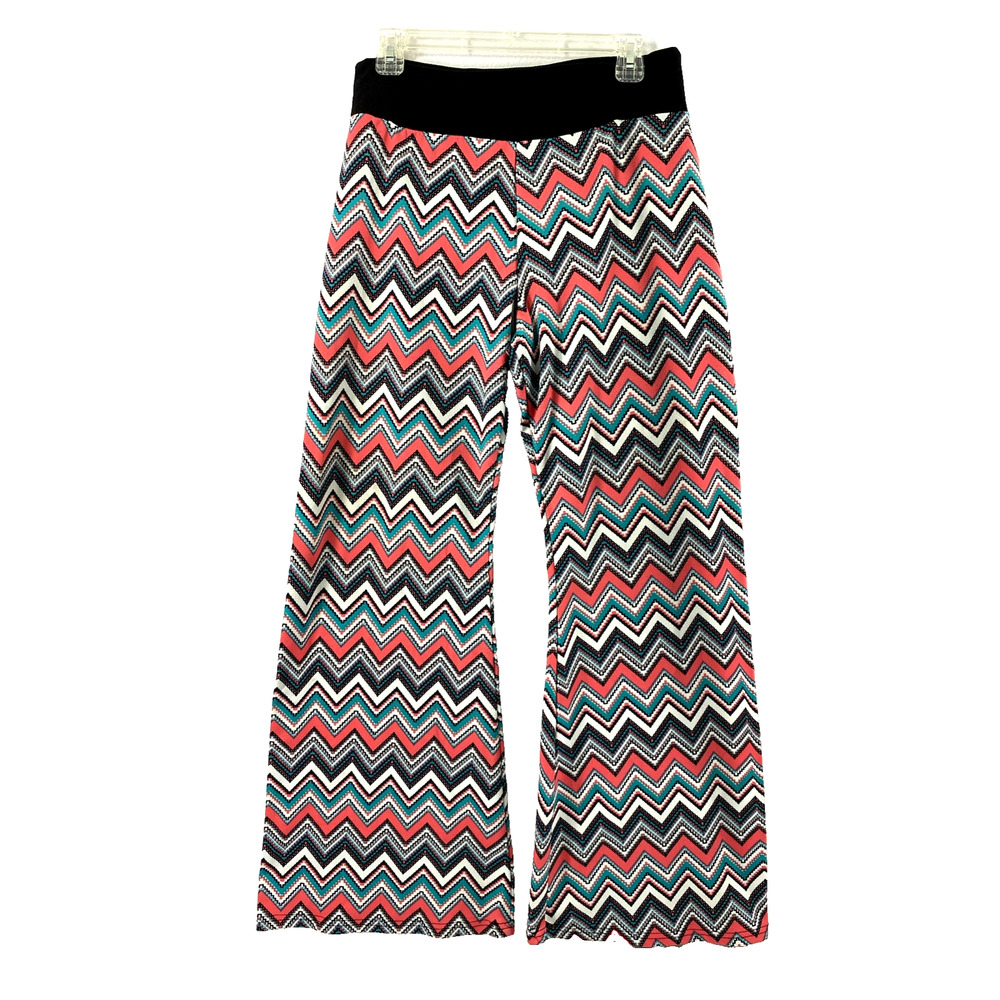 Park Avenue Flare Pants Womens Size 32" Waist Hippie Retro Pink Blue Black